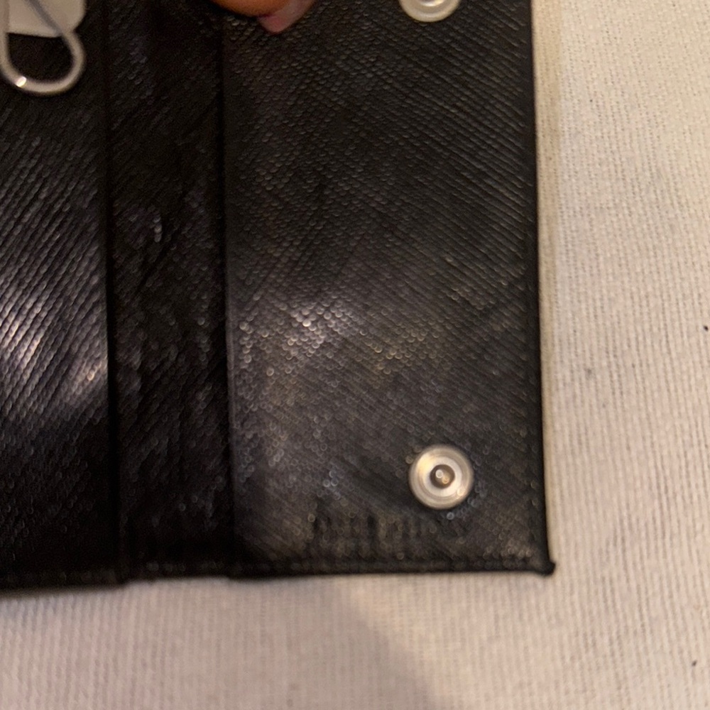 Prada Black Triangular Logo Wallet - Picture 10 of 14